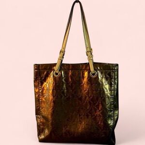 ‼️SOLD‼️🤎Michael Kors Bronze Metallic Tote Bag🤎